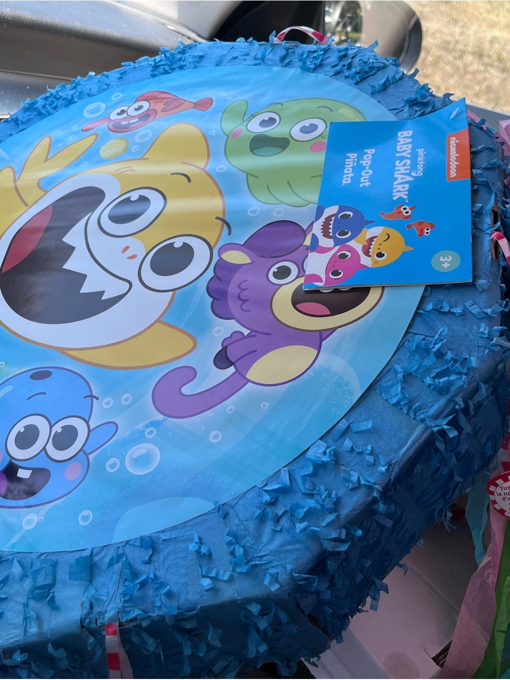 Nickelodeon Baby Shark Blue Party Pinata